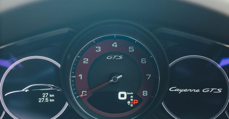 Dashboards - Close up of a Luxury Car Dashboard