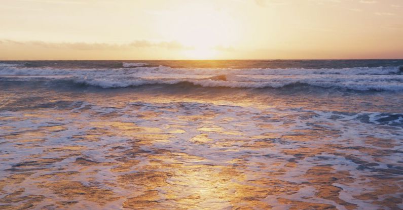 Blue Ocean Strategy - Photo of Ocean Waves Near Seashore during Sunset